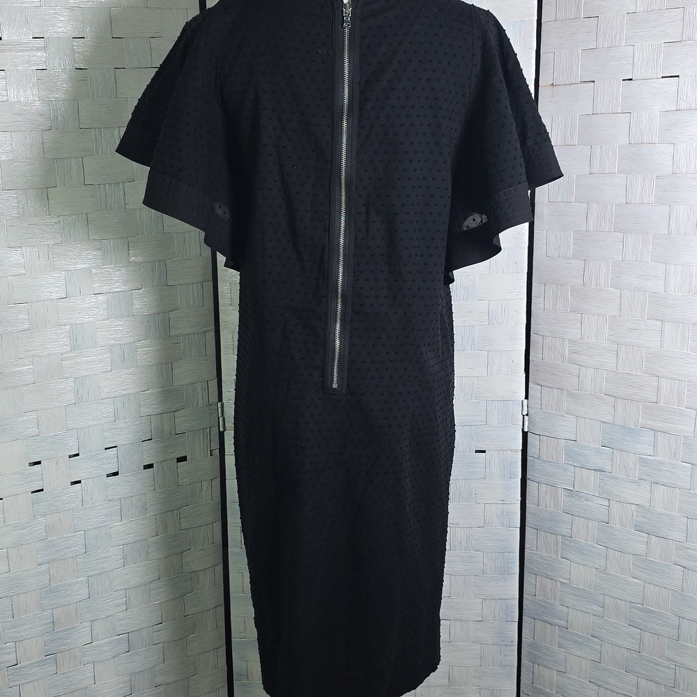 J. Crew Black Pebble Textured Dress - Picture 3 of 5